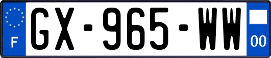 GX-965-WW