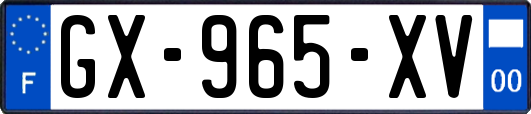 GX-965-XV
