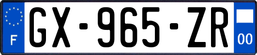 GX-965-ZR