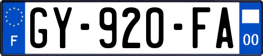 GY-920-FA