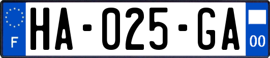 HA-025-GA