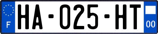 HA-025-HT