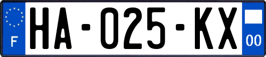 HA-025-KX