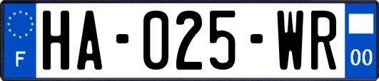 HA-025-WR