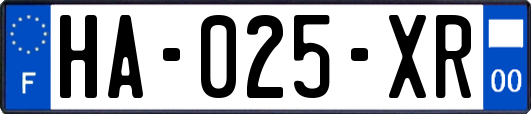 HA-025-XR