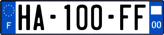 HA-100-FF