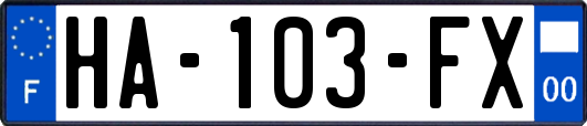 HA-103-FX