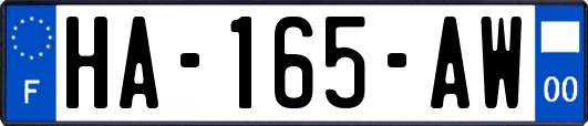 HA-165-AW