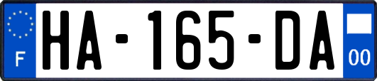 HA-165-DA