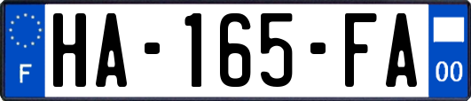 HA-165-FA