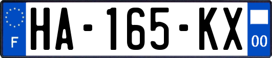 HA-165-KX