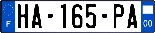 HA-165-PA