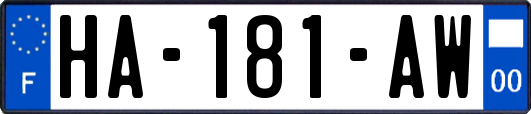 HA-181-AW