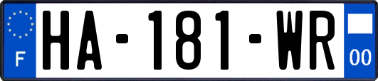 HA-181-WR