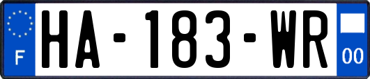 HA-183-WR