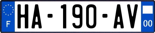 HA-190-AV