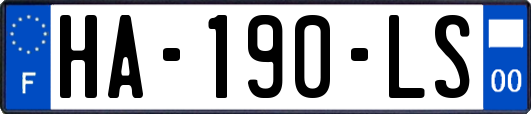 HA-190-LS
