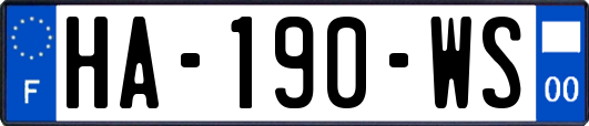 HA-190-WS