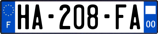 HA-208-FA