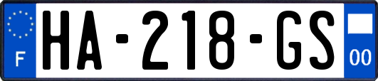 HA-218-GS