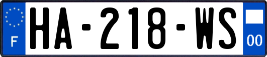 HA-218-WS
