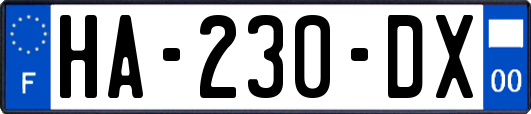 HA-230-DX