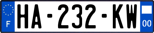 HA-232-KW
