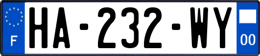 HA-232-WY