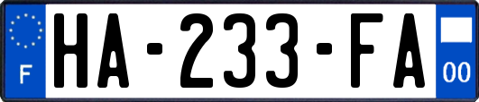 HA-233-FA