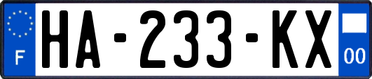 HA-233-KX