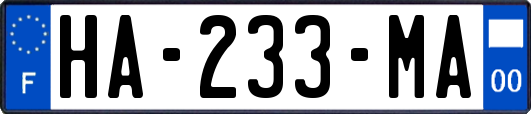 HA-233-MA