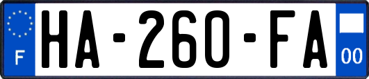 HA-260-FA