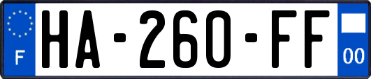 HA-260-FF