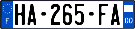 HA-265-FA