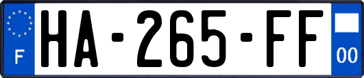HA-265-FF