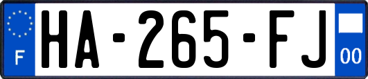 HA-265-FJ