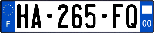 HA-265-FQ
