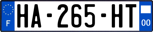 HA-265-HT