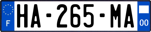 HA-265-MA