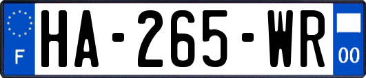 HA-265-WR