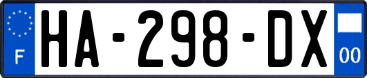 HA-298-DX