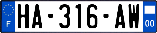 HA-316-AW