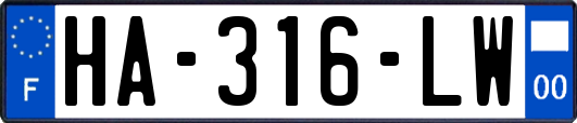 HA-316-LW