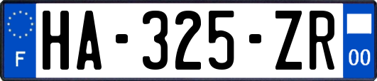 HA-325-ZR