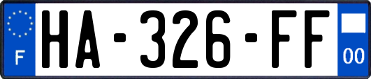HA-326-FF