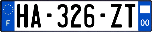 HA-326-ZT