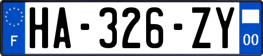 HA-326-ZY