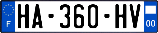 HA-360-HV