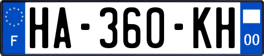 HA-360-KH