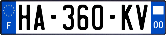 HA-360-KV